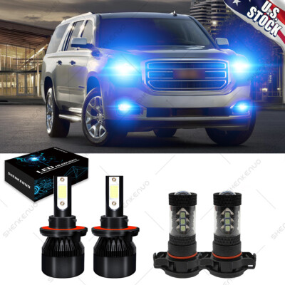 LED High Low Beam and Fog Lights for GMC Yukon 2007-2014