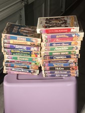 22 Walt Disney Vhs Tapes With Cases 20 For All