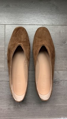 Steve Madden Leni Brown Suede Ballet Flats Women s Size 9.5M Slip On Shoes
