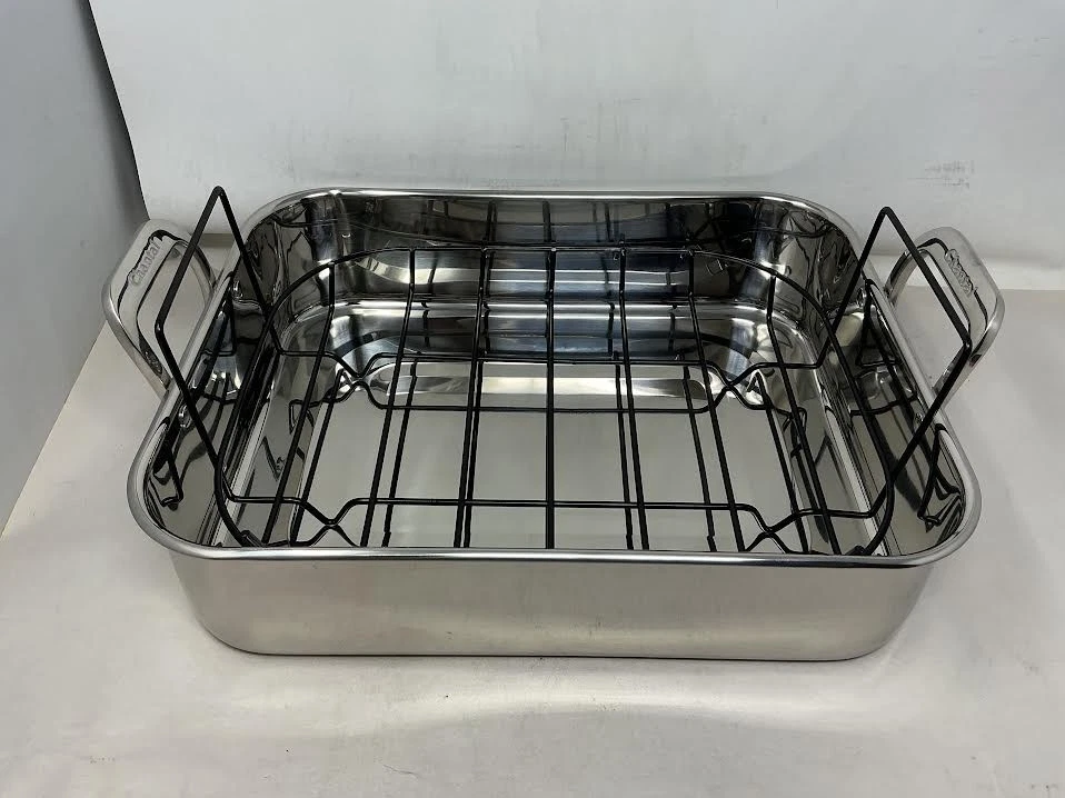 Chantal Stainless Steel Roasting Pan with Non Stick Roasting Rack
Opens in a new window or tab