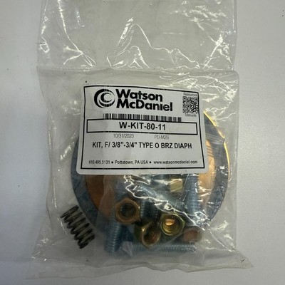 WATSON MCDANIEL W-KIT-80-11 F/ 3/8''-3/4'' TYPE O BRZ DIAPH