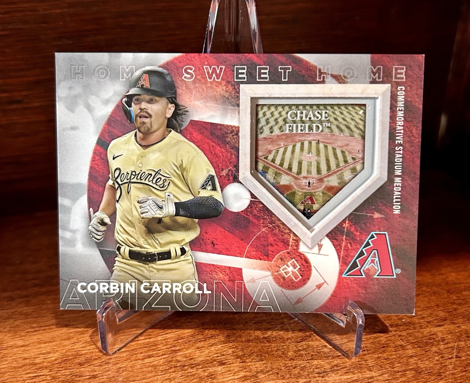 2024 Topps Series 1 - Corbin Carroll - Home Sweet Home Medallion 296/299