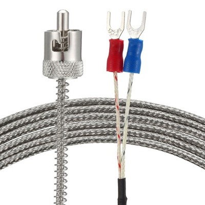 J Temperature Sensor Ring Type Seeger Thermocouple Probe Type 1 METERS CABLE