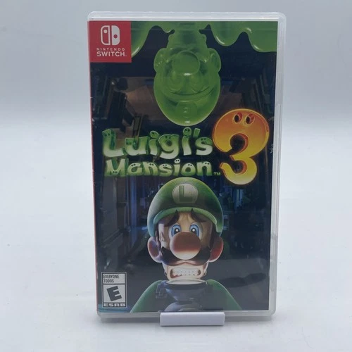 Luigi's Mansion 3 - Nintendo Switch Free Shipping Tested W/manual