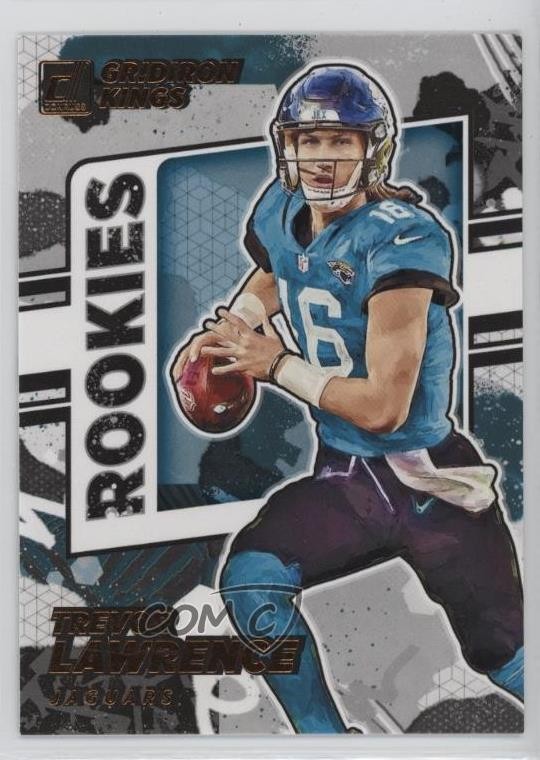 2021 Panini Donruss Rookie Gridiron Kings Trevor Lawrence #RGK-TRL RC 1cx3