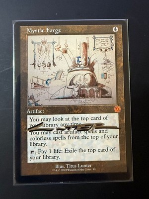 MTG Magic The Gathering - Mystic Forge signed Titus Lunter