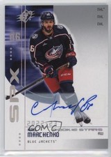 2022-23 SPx 2002-03 Retro Rookies Lunar Waves Kirill Marchenko #R-87 Auto 1t4u