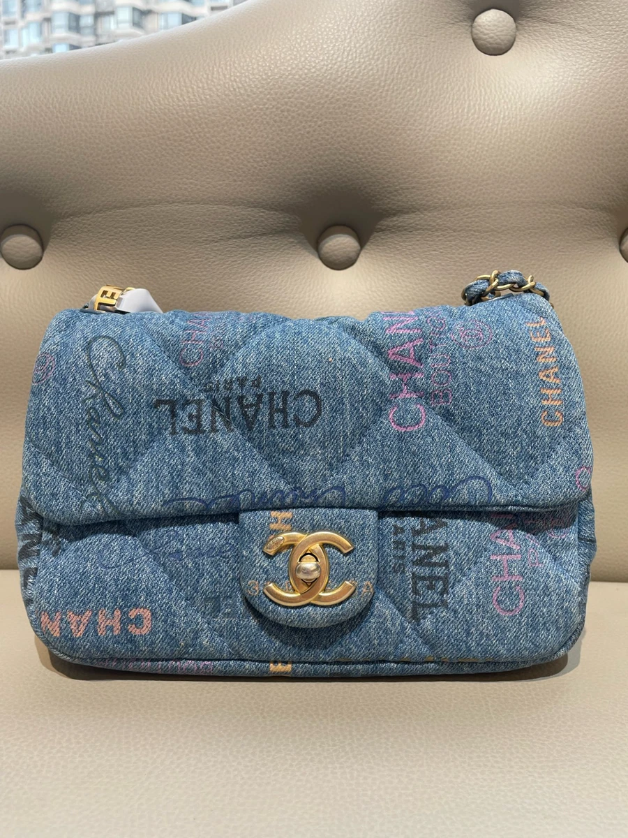CHANEL Denim Exterior Shoulder Bags Bags & Handbags for Women for
