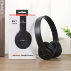 P47 Wireless Bluetooth Headphones Mic Foldable Bass HiFi Stereo for US