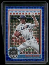 2025 Panini Stars and Stripes USA Baseball #62 Griffin McKain Blue #/149