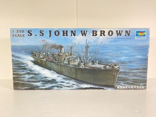 Trumpeter 05308 1:350 Scale S. S John W Brown Plastic Model Kit