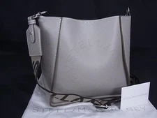 STELLA McCARTNEY Ladies Shoulder Bag Crossbody Leather Gray