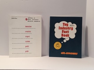 1985 Mattel Annual Report /1992 1993 Toy Manufacturing Of America Toy Fact Book