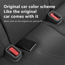 2PCS Car Seat Belt Buckle Fixer Anti-Slip Silicone Holder Safety Clip