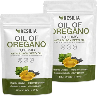 #ad #ad 2 in 1 Oil of Oregano amp; Black Seed Softgels Immune Support $28.99