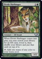 Elvish Harbinger (DD1) - The List Reprints (LIST)