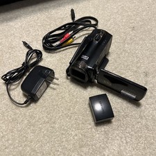 Samsung SMX-F50BN/XAA Camcorder Video Camera With Power Cord Battery Tested