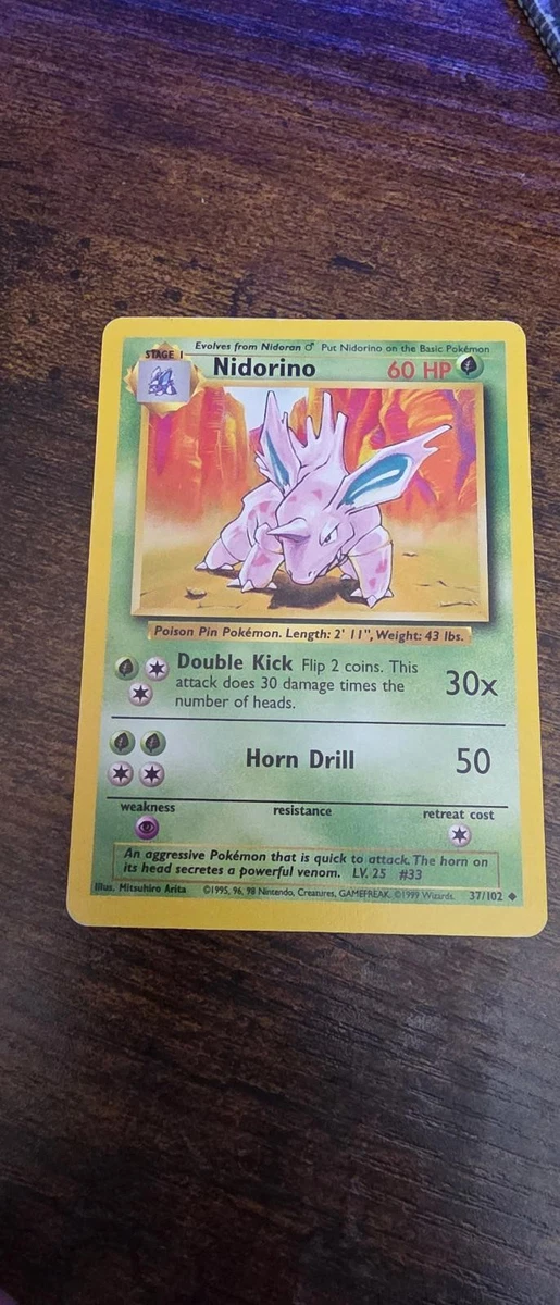 Nidorino Pokemon Card for sale