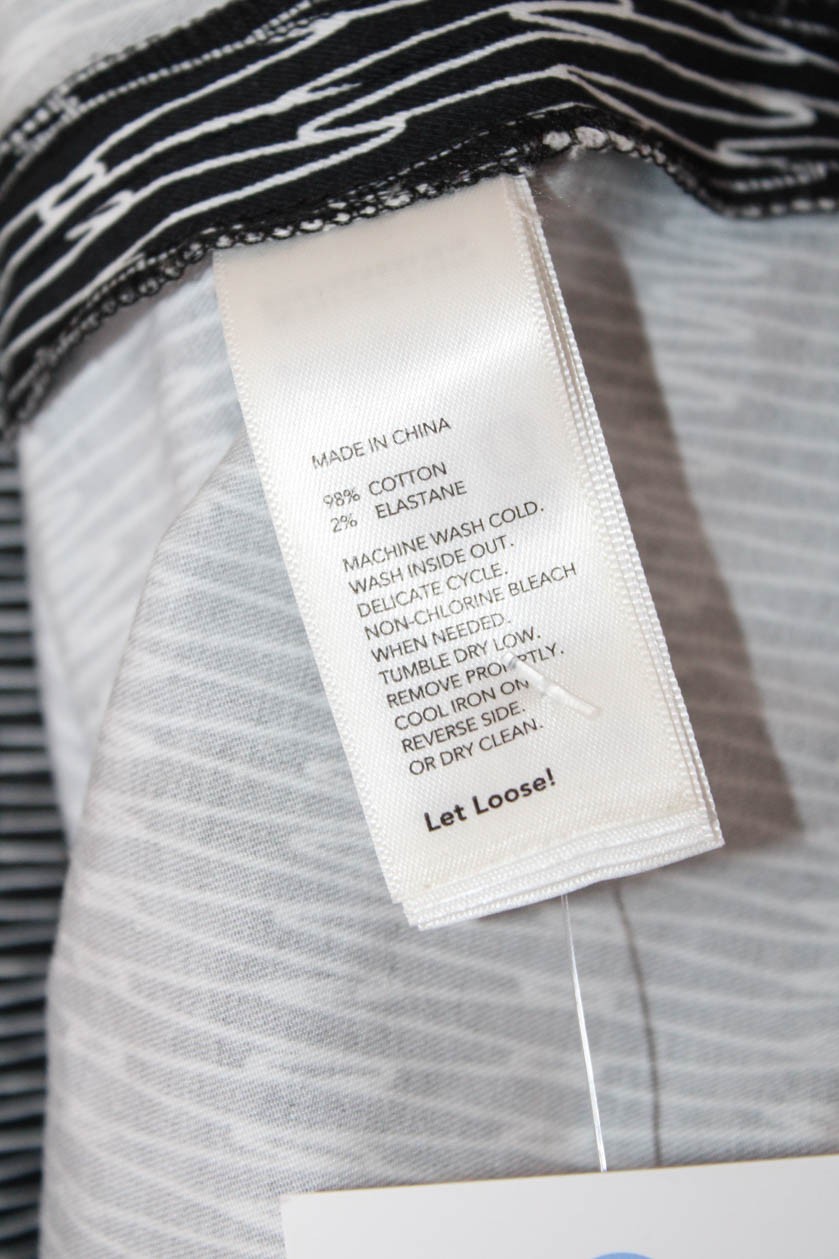 Kate Spade Saturday Womens V Neck Sleeveless Dress Black White Size Small thumbnail 6