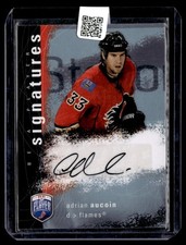 2008-09 Upper Deck Be a Player Signatures Adrian Aucoin Auto Calgary Flames