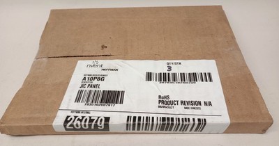 Hoffman 26079 Galvanized JIC Panel Nvent A10P8G 6-7/8'' X 8-3/4'' (Pack Of 3)