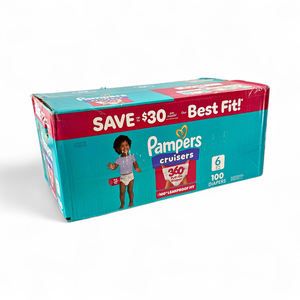 Pampers Cruisers 360 Pull-On Baby Diapers (Size 6) - 100 Count