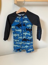 tea collection swimsuit/rashguard 18-24 month shark