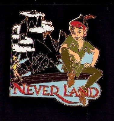 Disney WDW Love Is An Adventure Go The Distance Neverland pin