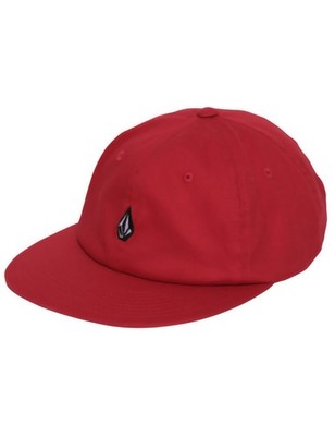 Volcom Full Stone Dad Flat Peak Cap in Plum für Herren