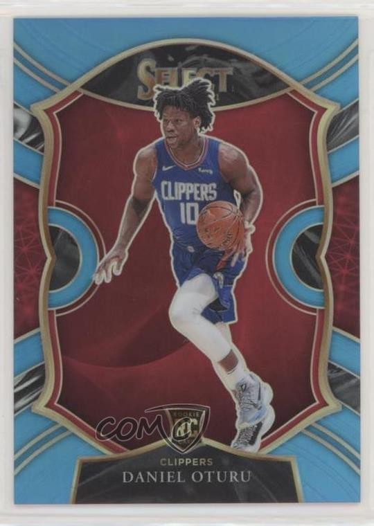 2020 Panini Select Concourse Light Blue Prizm 79/299 Daniel Oturu Rookie RC 06ua