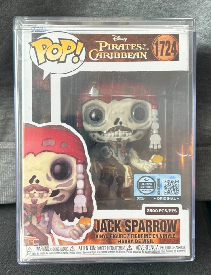 Funko Jack Sparrow 1724 LE 3500 Royalty Pop Pirates of the Caribbean Caraïbes - Photo 1/1