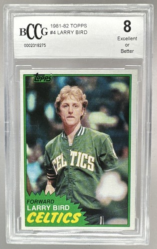 0002318275 Larry Bird 1981 Topps #4 BCCG 8
