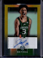 2024-25 Bowman's Best U Jalil Bethea ISO Signatures Gold Refractor Auto #/50