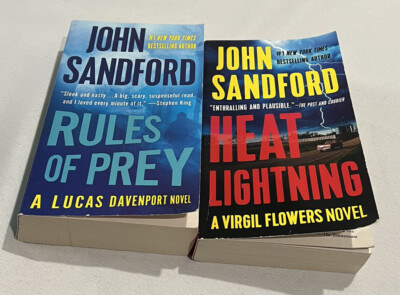 Heat Lightning & Rules of Prey by John Sandford: Lot of 2 Books