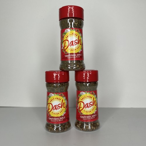 3x Shaker Mrs Dash Salzfrei Tomaten Basilikum Knoblauch Gewürzmischung 2oz