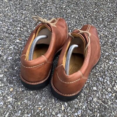 Sandro Comfort So SOFT Leather And Gel Brown Lace Up Men display picture 3
