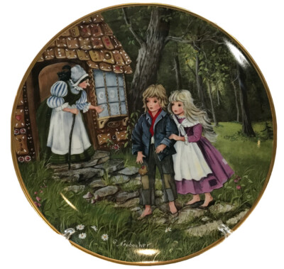 Vintage Collector Plate Kaiser Gerda Neubacher Fairy Tales Hansel And Gretel