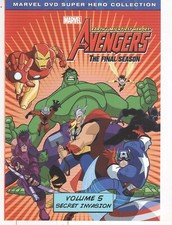 No Disc ORIGINAL COVER ART Marvel Avengers Final Season Vol 5 2012 DVD Cover 