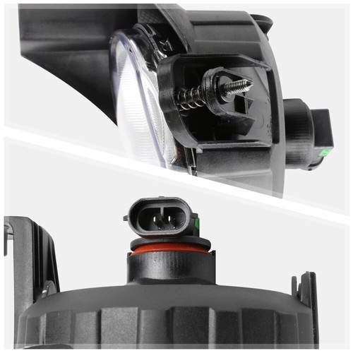 Chrome Fog Light Bumper Lamps w/Switch+Harness+Bezel for 1115 Chevy