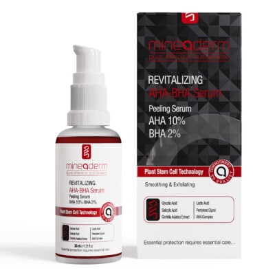 mineaderm - Revitalizing AHA 10% BHA 2% Peeling Serum, 30 ml