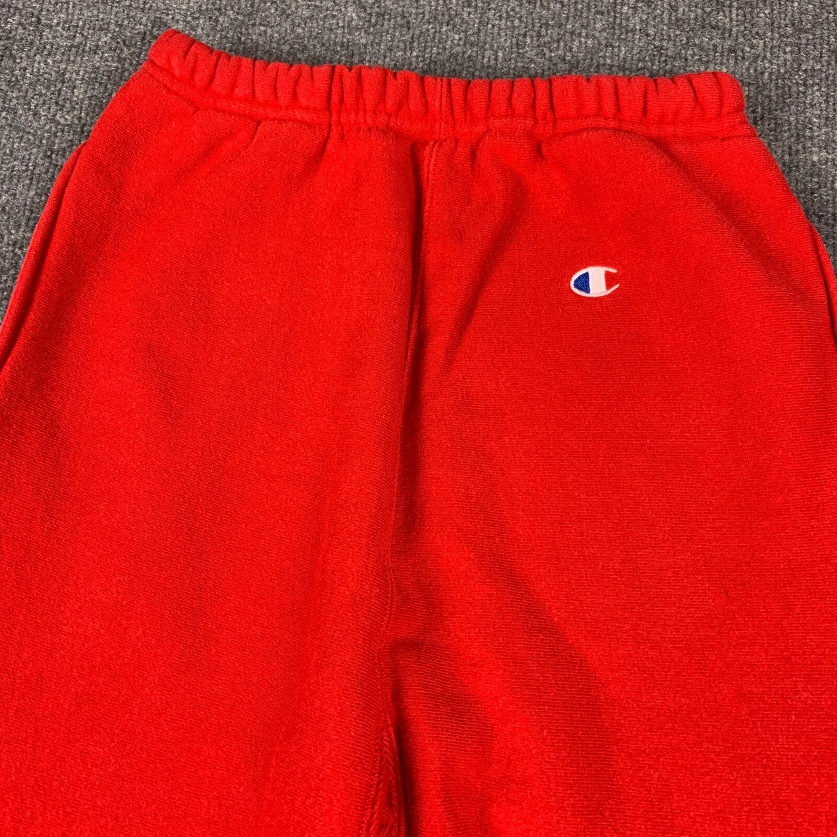 Vintage Champion Reverse Weave Medium Men's Warmup Sweatpants Red USA 80's