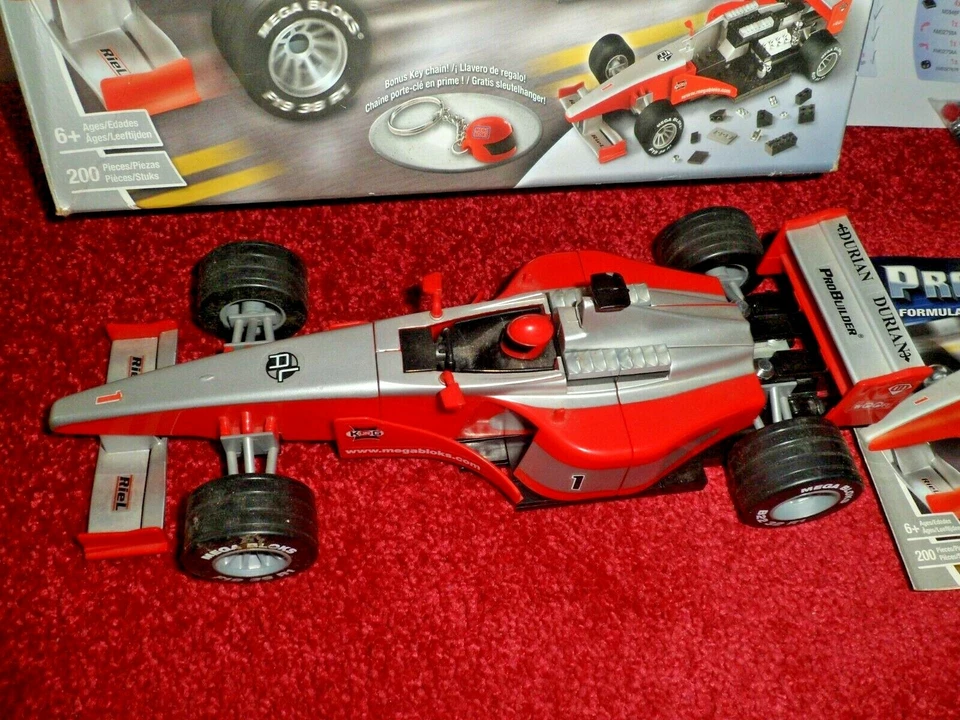 Rare, MEGA BLOKS PRO-BUILDER RACING SERIES FORMULA RACER, 9717, from 2003, 6+ - Image 2 of 4