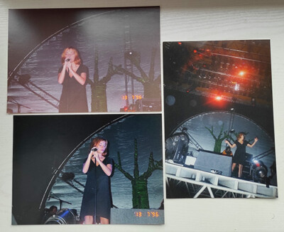 Björk - 3 live photos photographs - concert in Riga 1996 - Bjork