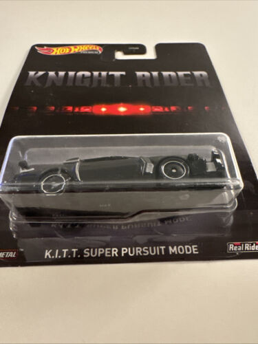 2019 Hot Wheels Retro Entertainment KITT SUPER PURSUIT Knight Rider Black 1/64 - Picture 4 of 4