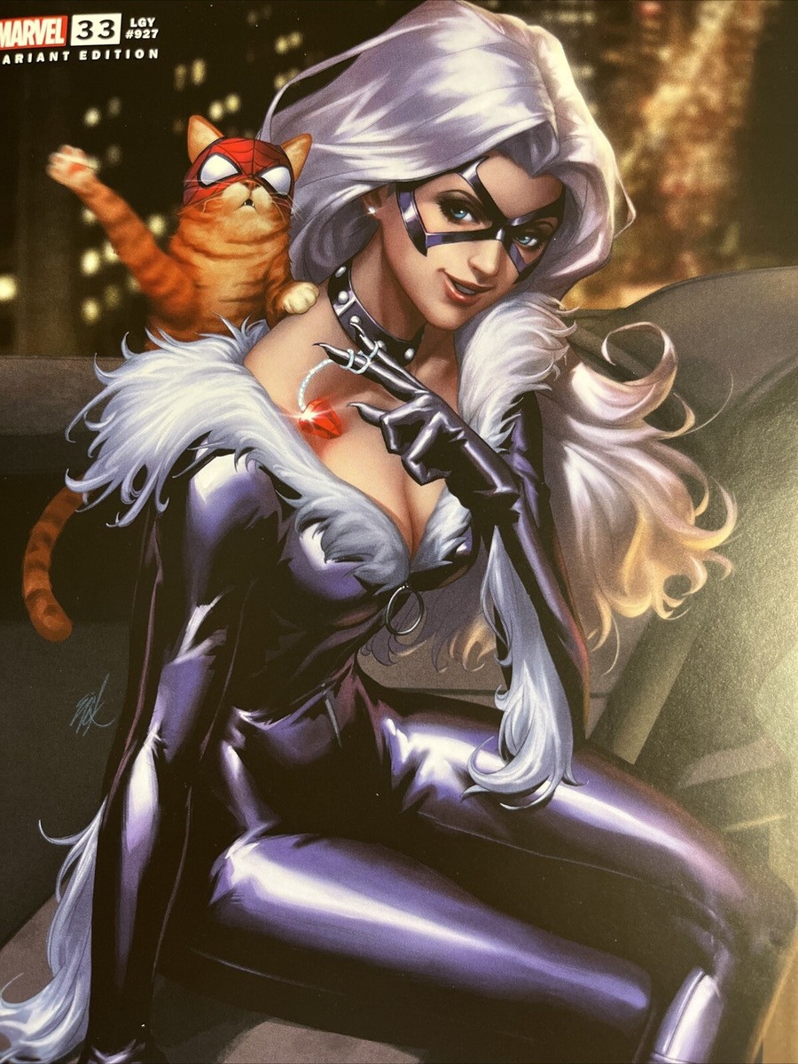 The Amazing Spider-Man #33 NM EJIKURE Black Cat Trade Variant
