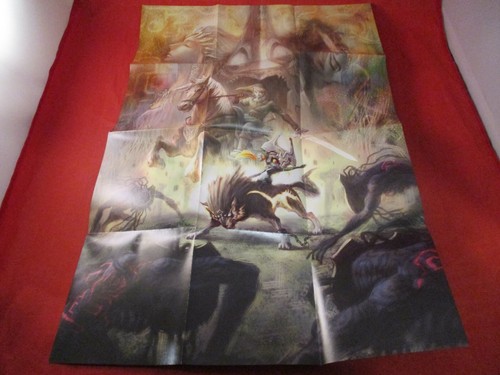The Legend of Zelda Twilight Princess Promo Poster / Checklist Insert Enterplay