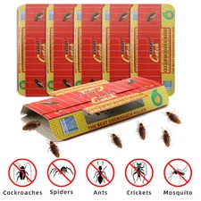 5 to 60pcs Roach Glue Trap- Cockroach & Spider Killer Bait for Home Pest Control
