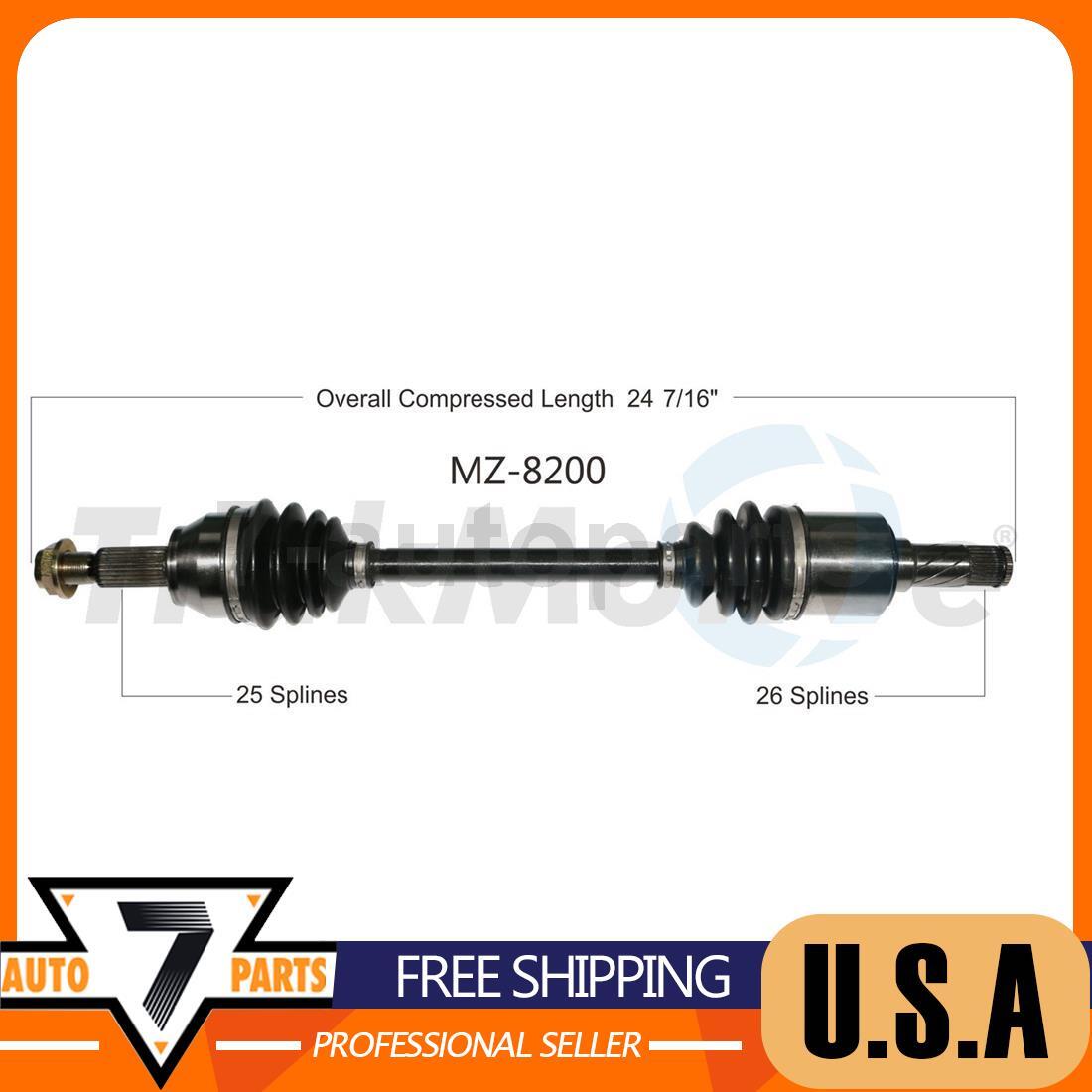 Front Driver Side CV Axle Shaft CV Joint For Mazda 2 2014 2013