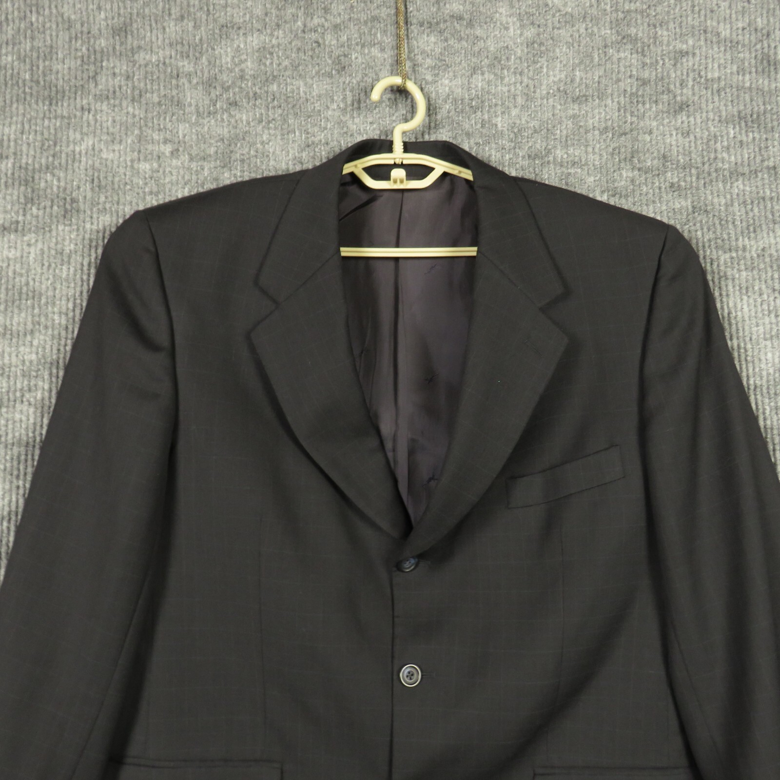 Cappotto sportivo Yves Saint Laurent uomo 100% lana peggiorata designer foderato 3 bottoni