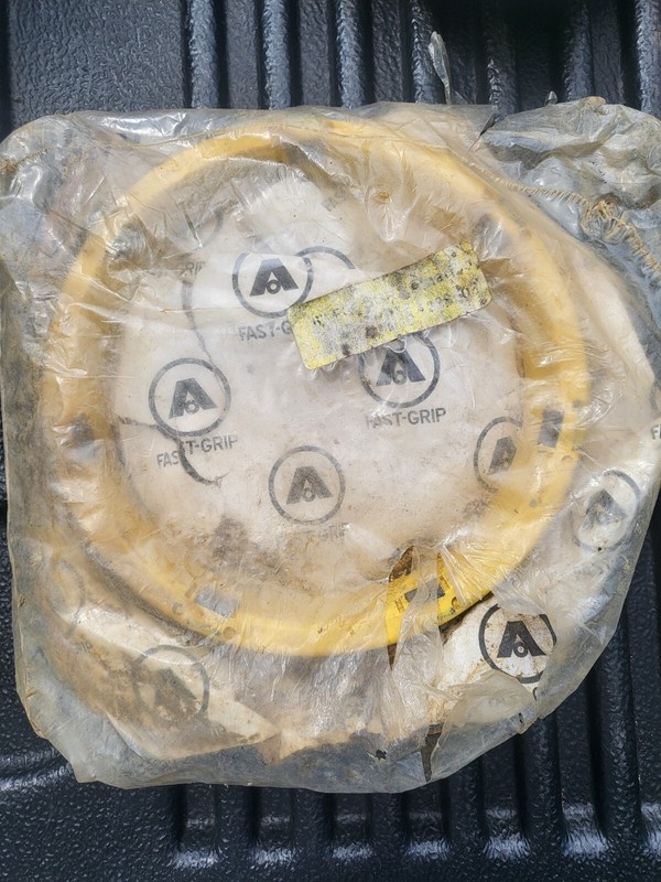 6" Amarillo Yellow American Ductile Iron Pipe Fast Grip SBR Gasket NOS